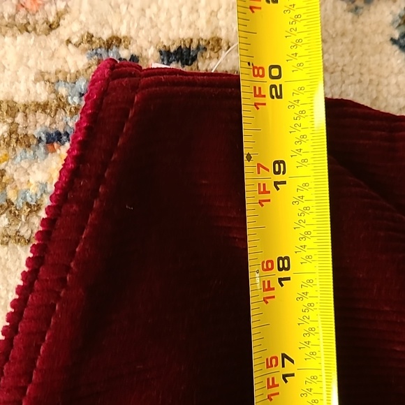 SO BRAND WOMENS JUNIOR PLUS BEAUTIFUL BURGUNDY CORDOROY JUMPER/PENAFORE XXL - Picture 12 of 16